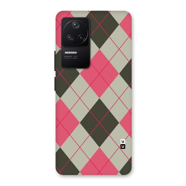 Check And Lines Back Case for Poco F4 5G