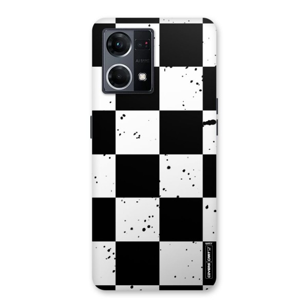 Check Mate Glass Back Case for Oppo F21 Pro 5G