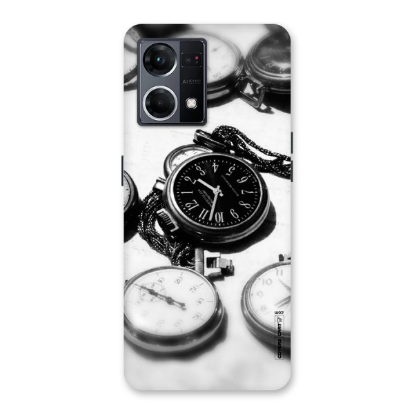 Clock Collection Glass Back Case for Oppo F21 Pro 5G