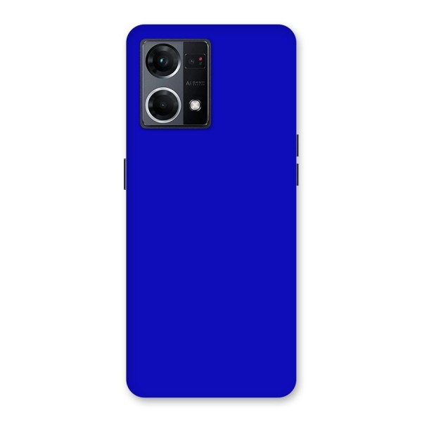 Cobalt Blue Glass Back Case for Oppo F21 Pro 5G