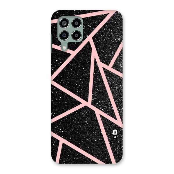 Concrete Black Pink Stripes Back Case for Galaxy M33