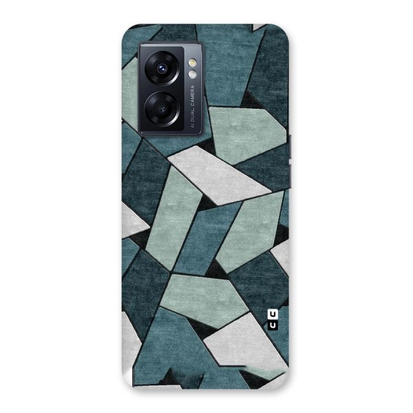 Concrete Green Abstract Back Case for Oppo K10 5G