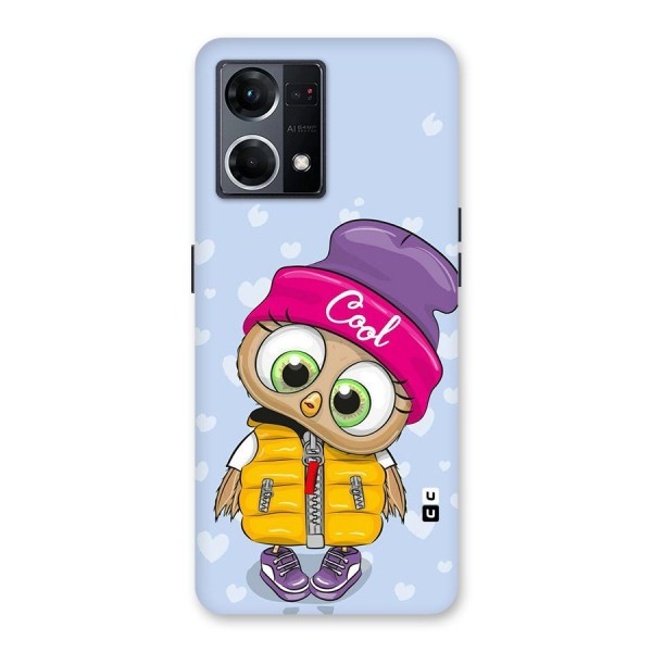 Cool Owl Glass Back Case for Oppo F21 Pro 5G