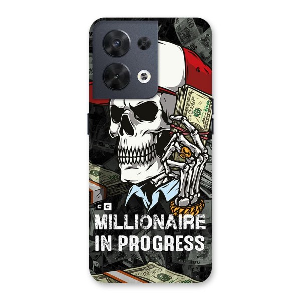Cool Skull Millionaire In Progress Back Case for Oppo Reno8 5G