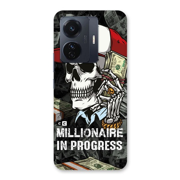 Cool Skull Millionaire In Progress Back Case for Vivo T1 Pro