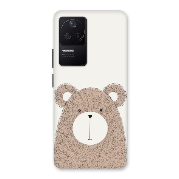 Cute Bear Back Case for Poco F4 5G