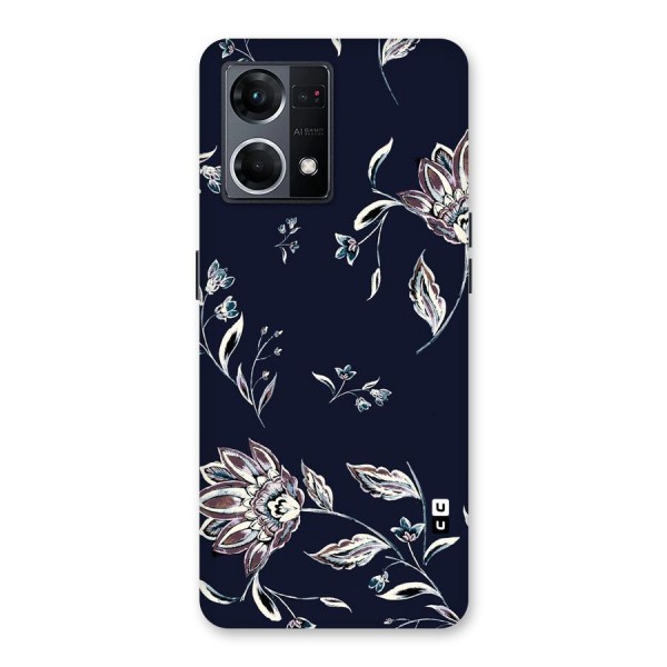 Cute Petals Glass Back Case for Oppo F21 Pro 5G