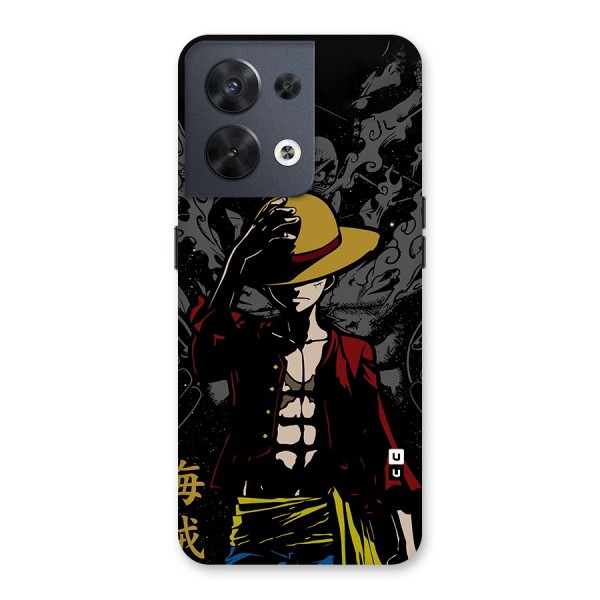 Dark Luffy Art Back Case for Oppo Reno8 5G