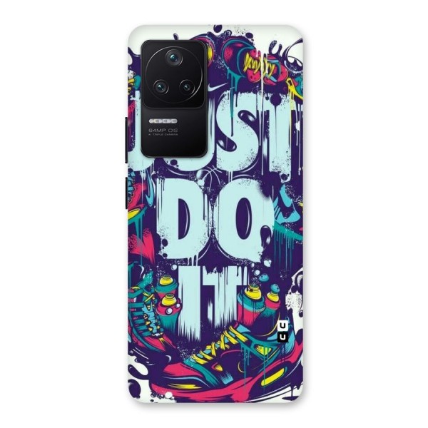 Do It Abstract Back Case for Poco F4 5G