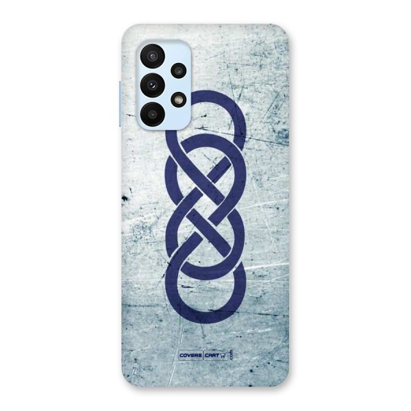 Double Infinity Rough Back Case for Galaxy A23