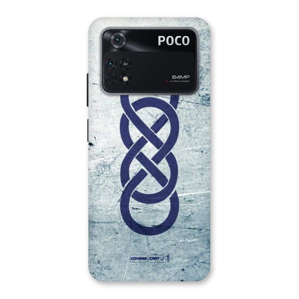 Double Infinity Rough Back Case for Poco M4 Pro 4G