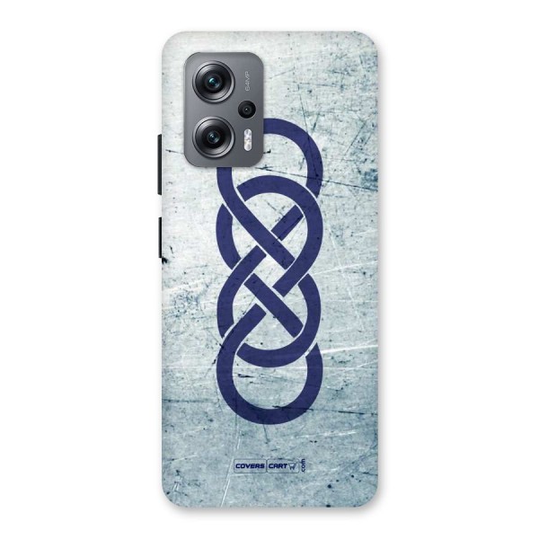 Double Infinity Rough Back Case for Redmi K50i