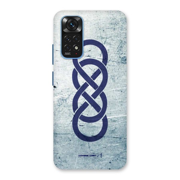 Double Infinity Rough Back Case for Redmi Note 11S