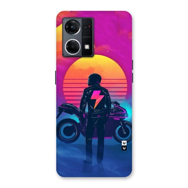 Electric Ride Glass Back Case for Oppo F21 Pro 5G