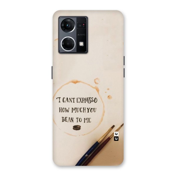 Espresso Bean Glass Back Case for Oppo F21 Pro 5G