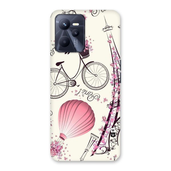 Flower Clipart Design Back Case for Realme C35