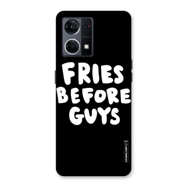 Fries Always Glass Back Case for Oppo F21 Pro 5G