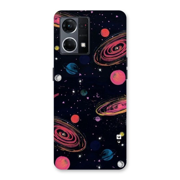 Galaxy Beauty Glass Back Case for Oppo F21 Pro 5G