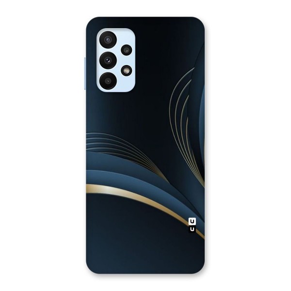 Gold Blue Beauty Back Case for Galaxy A23