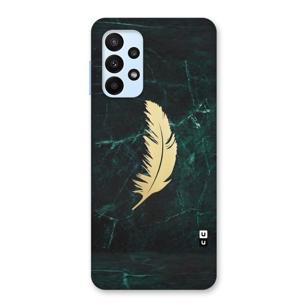 Golden Feather Back Case for Galaxy A23