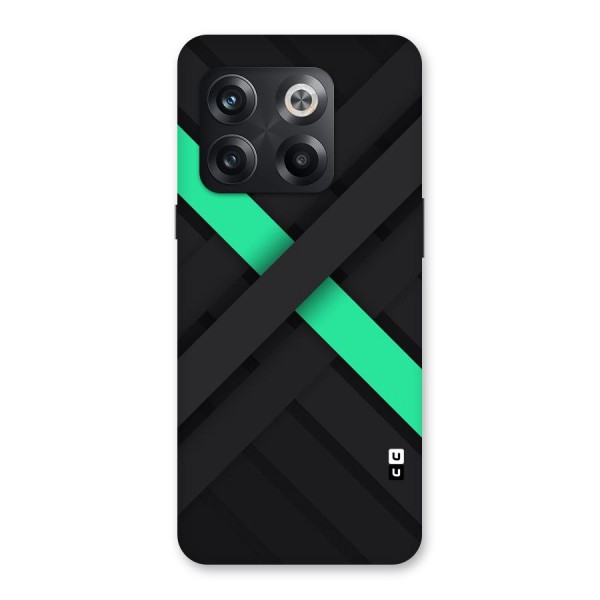 Green Stripe Diagonal Back Case for OnePlus 10T