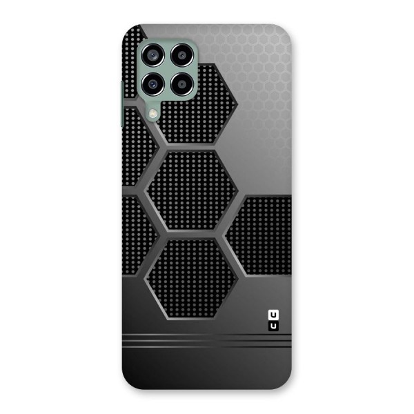 Grey Black Hexa Back Case for Galaxy M33