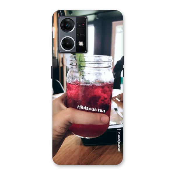 Hibiscus Tea Glass Back Case for Oppo F21 Pro 5G