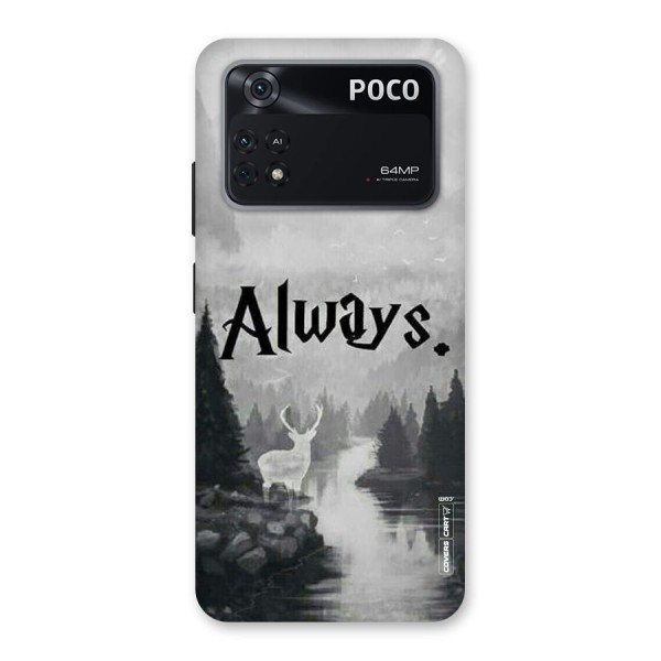 Invisible Deer Back Case for Poco M4 Pro 4G