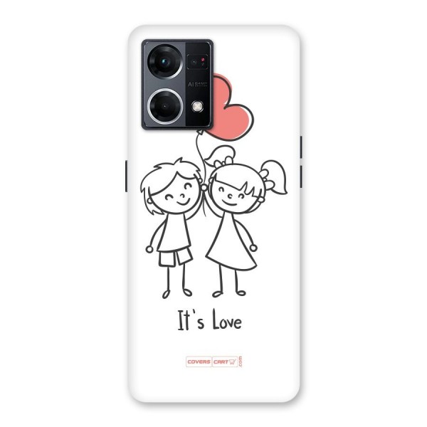 Its Love Glass Back Case for Oppo F21 Pro 5G