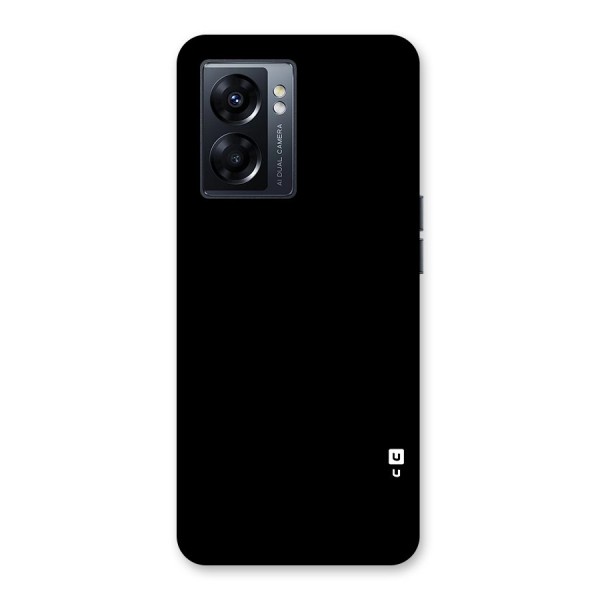 Just Black Back Case for Oppo K10 5G