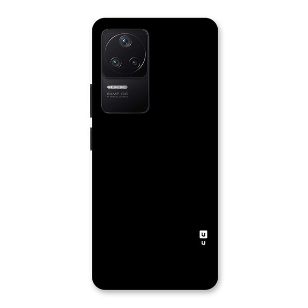 Just Black Back Case for Poco F4 5G