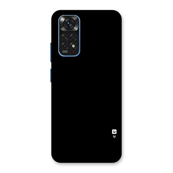 Just Black Back Case for Redmi Note 11