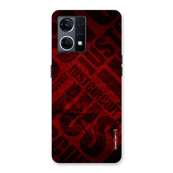 Just Circuit Glass Back Case for Oppo F21 Pro 5G