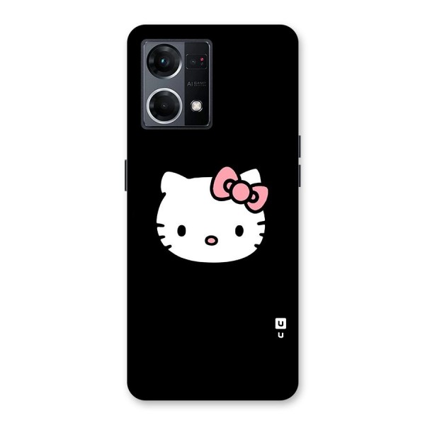 Kitty Cute Glass Back Case for Oppo F21 Pro 5G