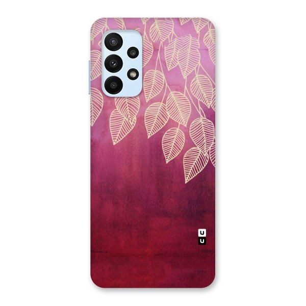 Leafy Outline Back Case for Galaxy A23