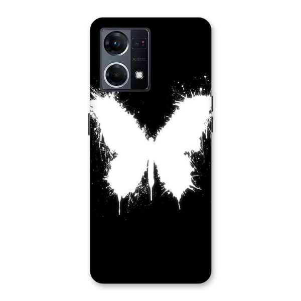 Magic Butterfly Glass Back Case for Oppo F21 Pro 5G