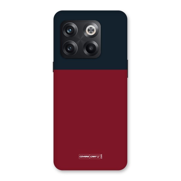 Maroon and Navy Blue Back Case for OnePlus 10T