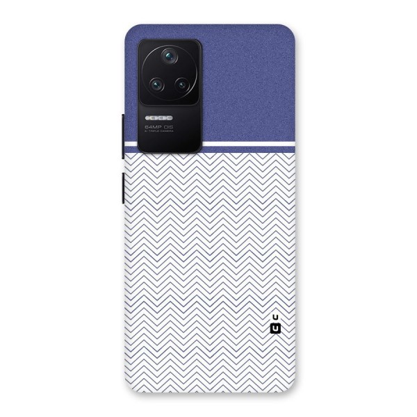 Melange Striped Pattern Back Case for Poco F4 5G