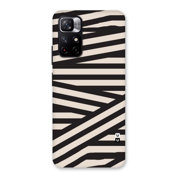 Monochrome Lines Back Case for Redmi Note 11T 5G