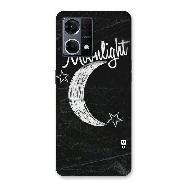 Moon Light Glass Back Case for Oppo F21 Pro 5G