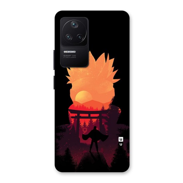 Naruto Anime Sunset Art Back Case for Poco F4 5G