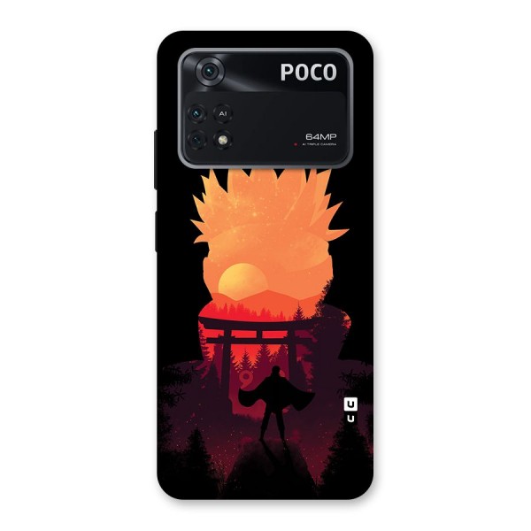 Naruto Anime Sunset Art Back Case for Poco M4 Pro 4G