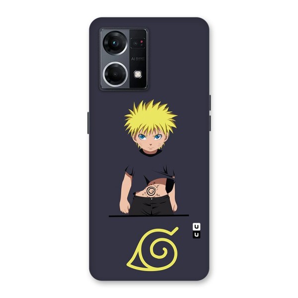 Naruto Kid Glass Back Case for Oppo F21 Pro 5G