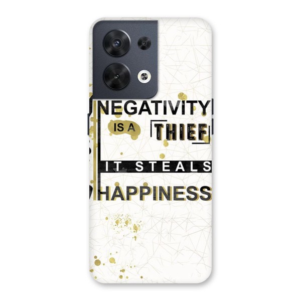 Negativity Thief Back Case for Oppo Reno8 5G