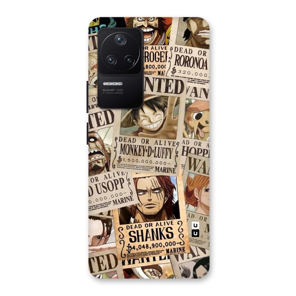 One Piece Most Wanted Back Case for Poco F4 5G