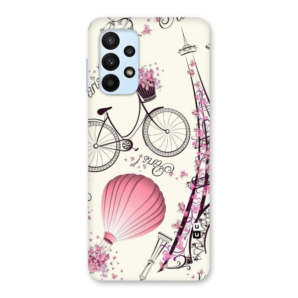 Paris Clipart Back Case for Galaxy A23