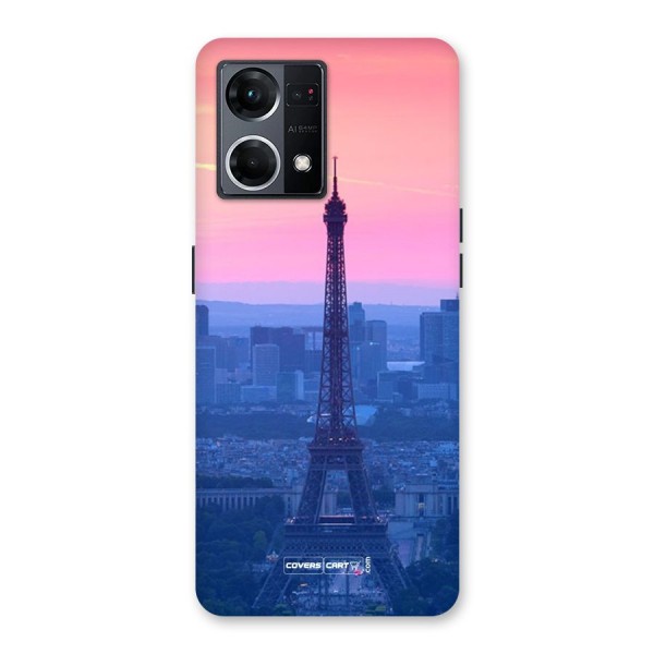 Paris Tower Glass Back Case for Oppo F21 Pro 5G