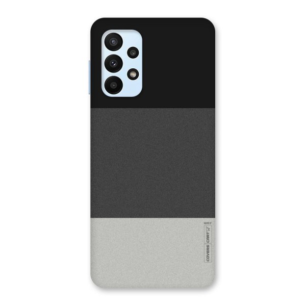 Pastel Black and Grey Back Case for Galaxy A23