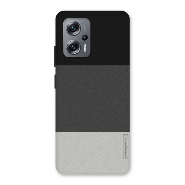 Pastel Black and Grey Back Case for Redmi K50i