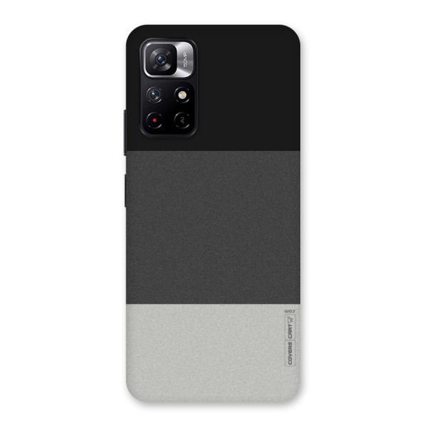 Pastel Black and Grey Back Case for Redmi Note 11T 5G